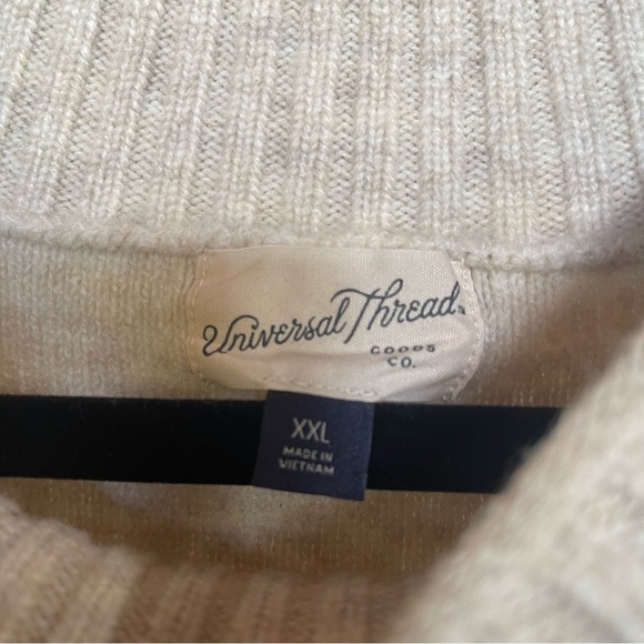 Universal Thread Turtleneck Knit Pullover Sweater Colorblock Size XXL NWOT gray - Picture 5 of 7